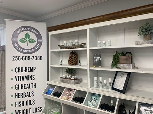 Inside Bradford Wellness Co CBD Dispensary