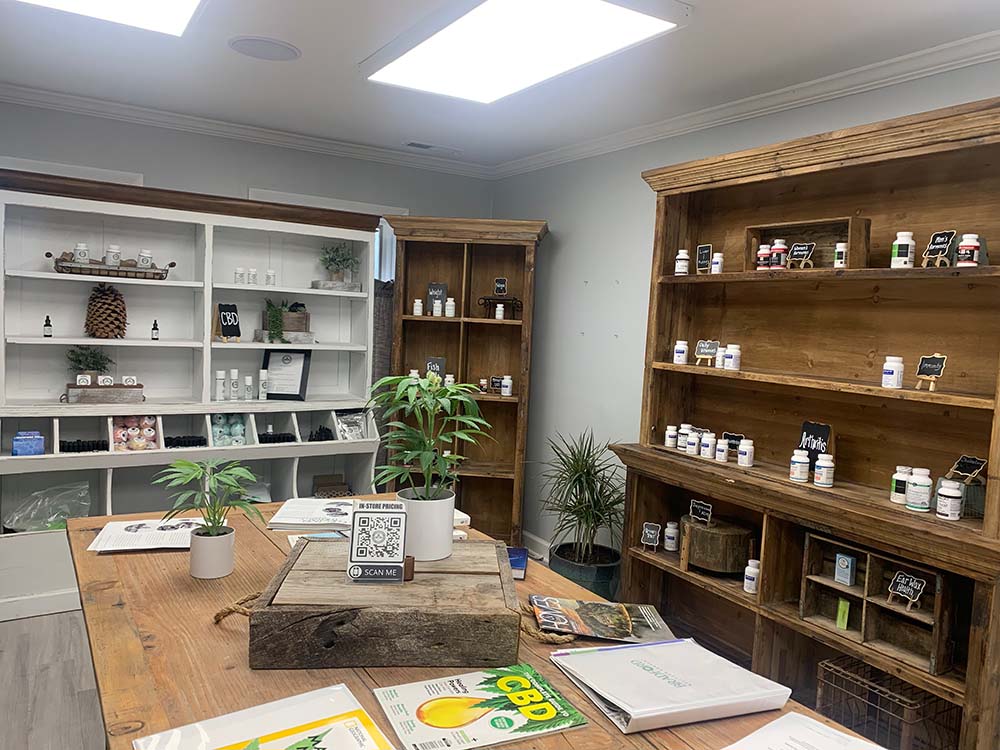 Inside Scottsboro Alabama CBD Store - Bradford Wellness Co