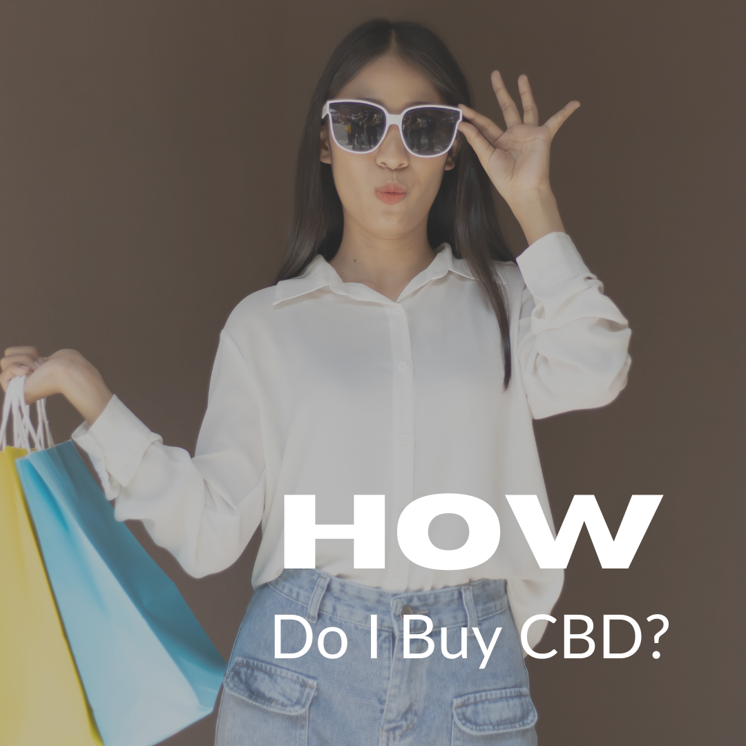 How Do I Buy CBD? - a woman carrying shopping bags buying CBD.