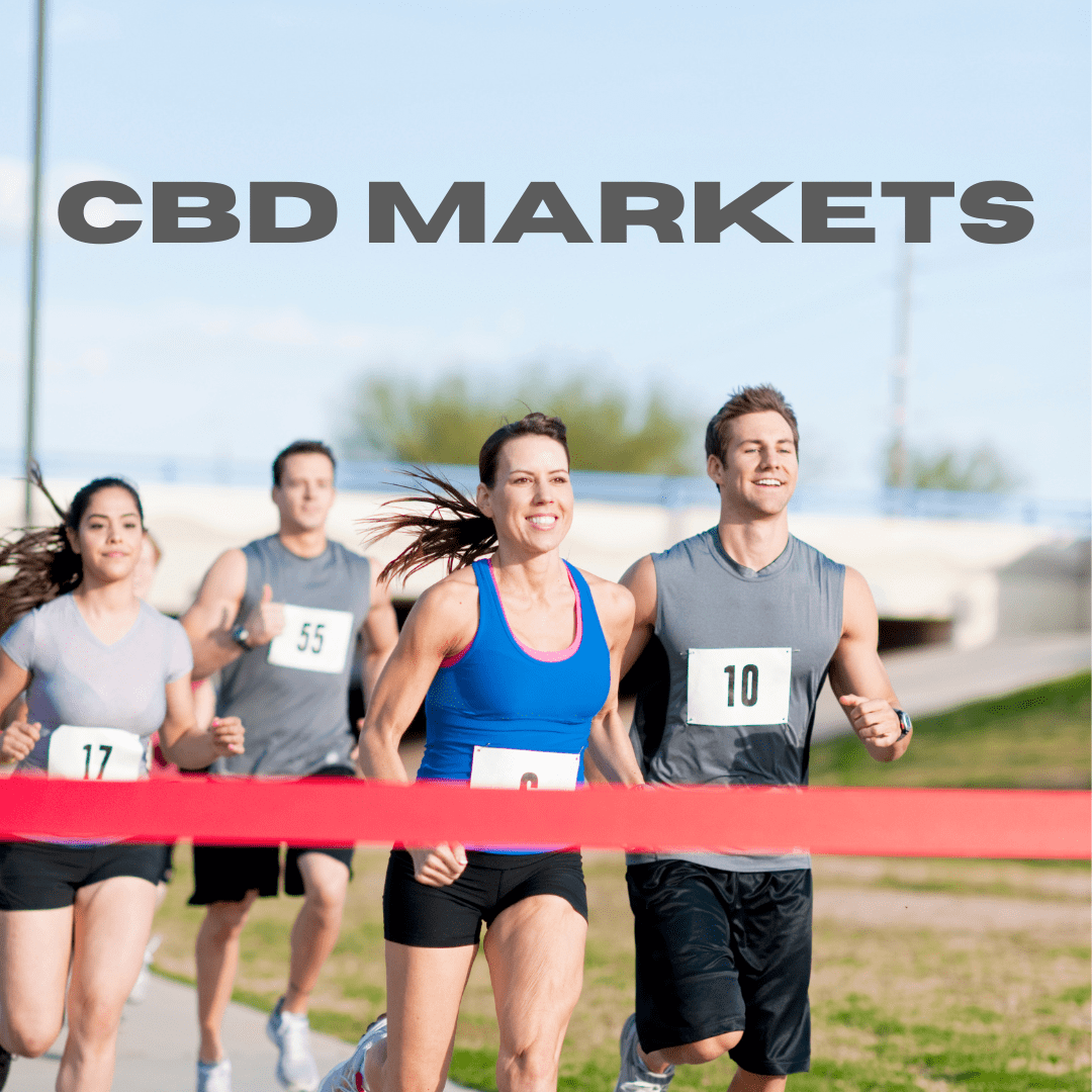 CBD Markets - runners racing to the finish line