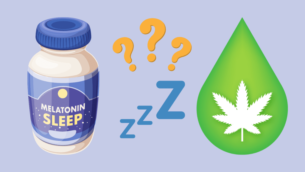 Use CBD or melatonin to get a good night's sleep?