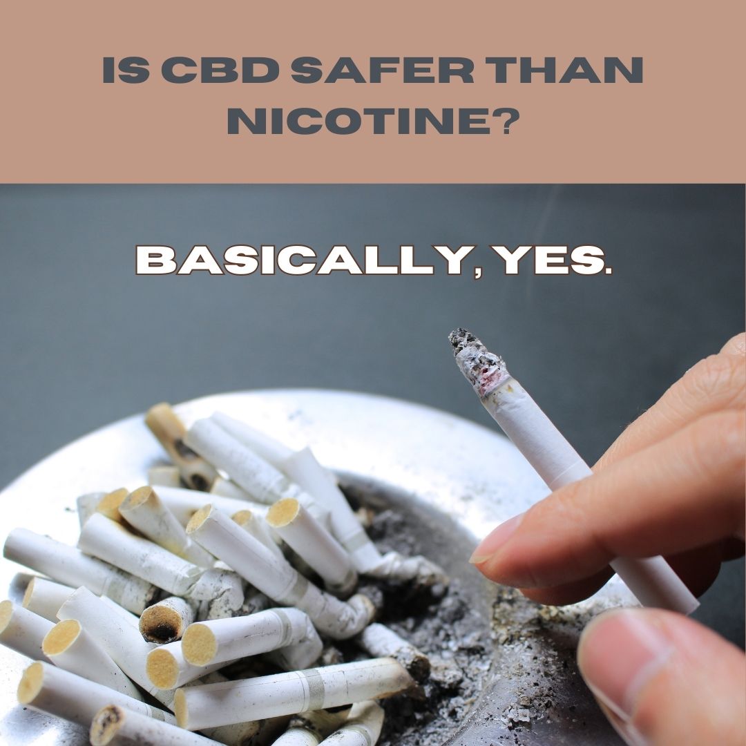 Featured image for “Is CBD safer than nicotine?”