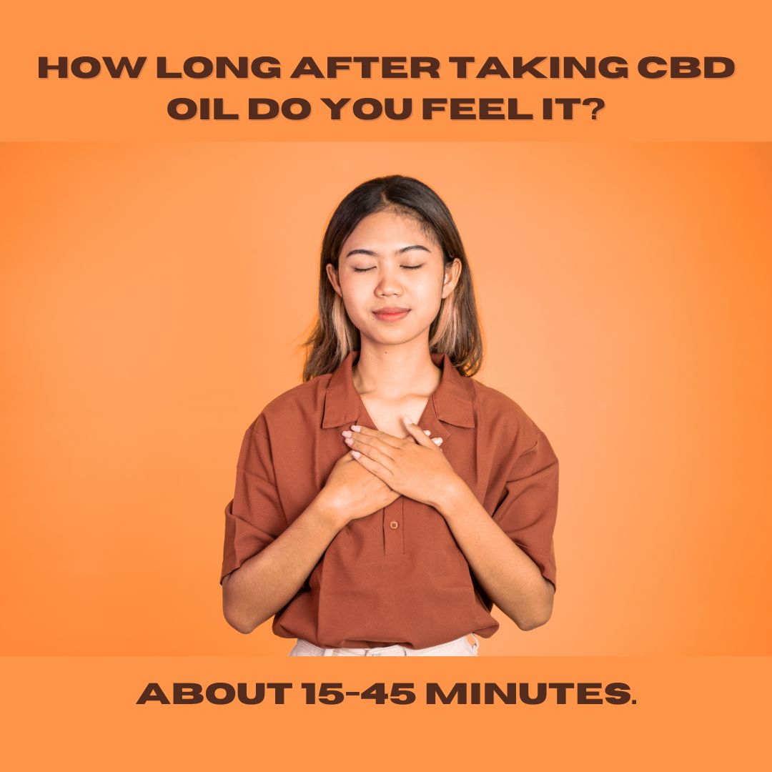 How long after taking CBD oil do you feel it?