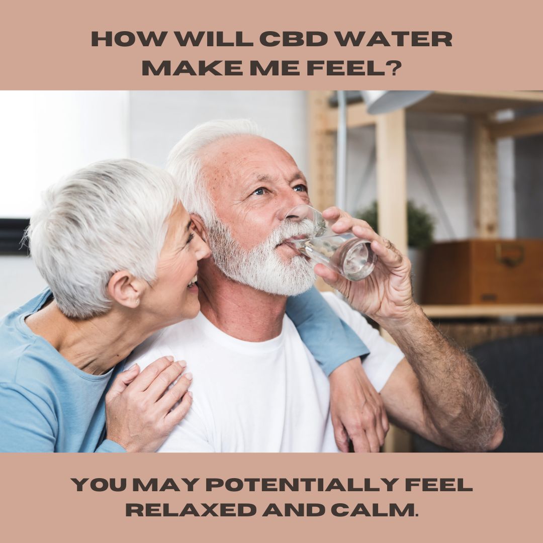 How will CBD water make me feel?