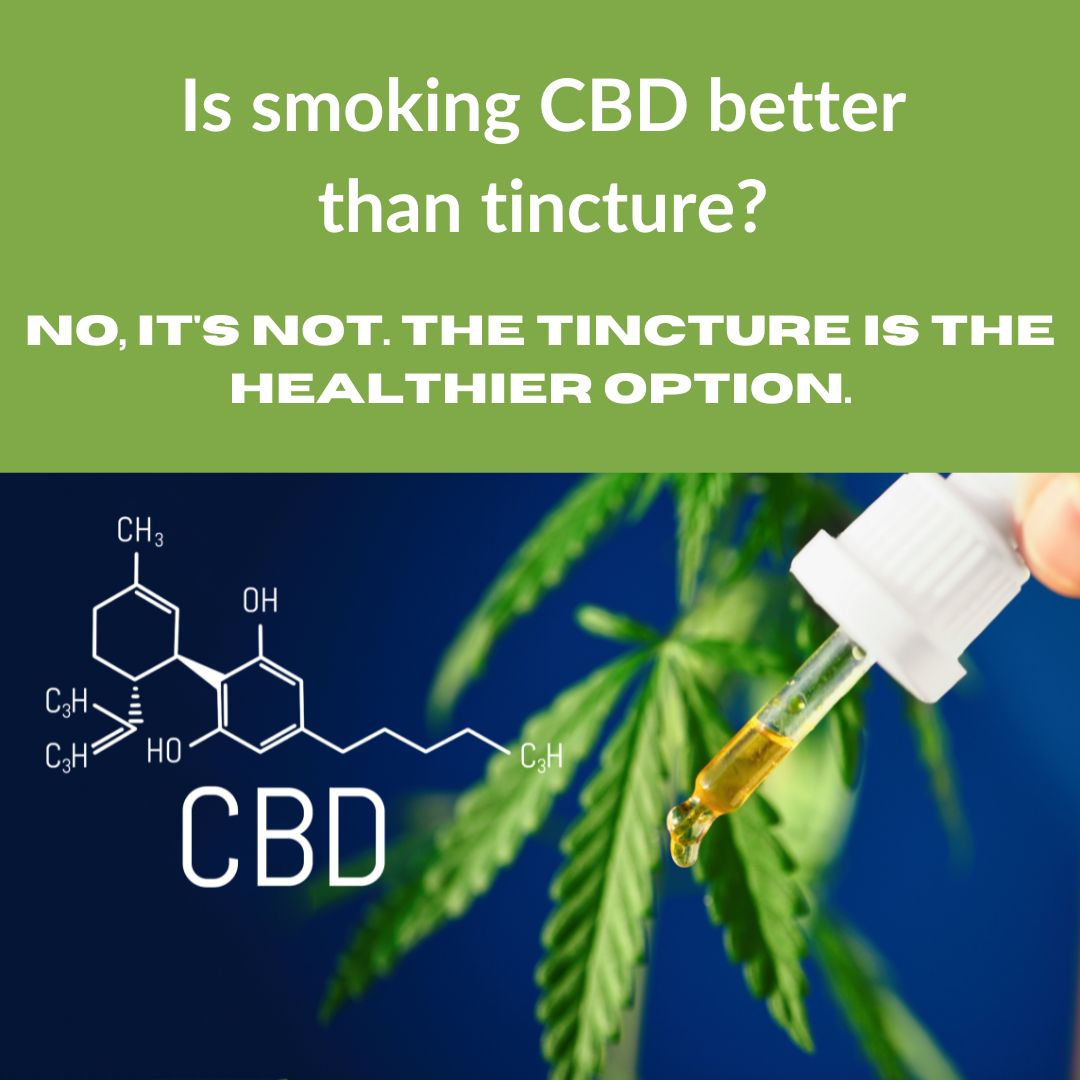 Featured image for “Is smoking CBD better than tincture?”