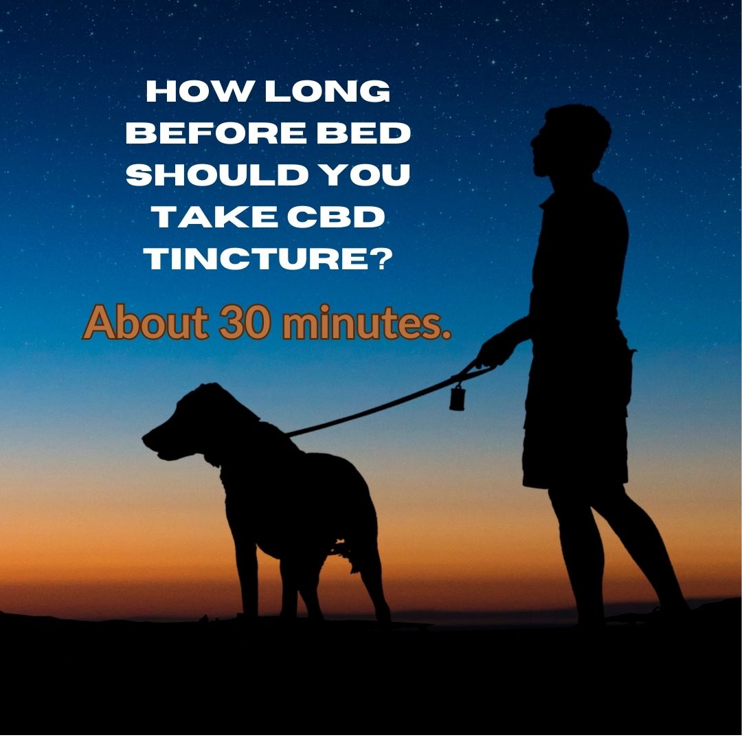 Featured image for “How long before bed should you take CBD tincture?”