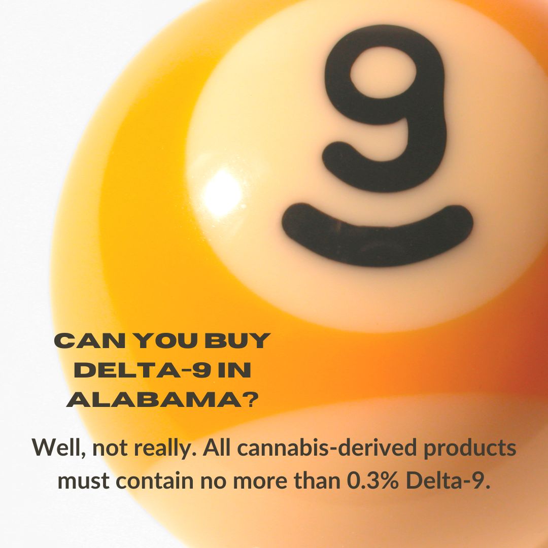 Can you buy Delta 9 in Alabama?