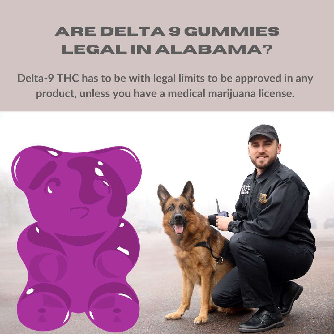 Are Delta 9 gummies legal in Alabama?