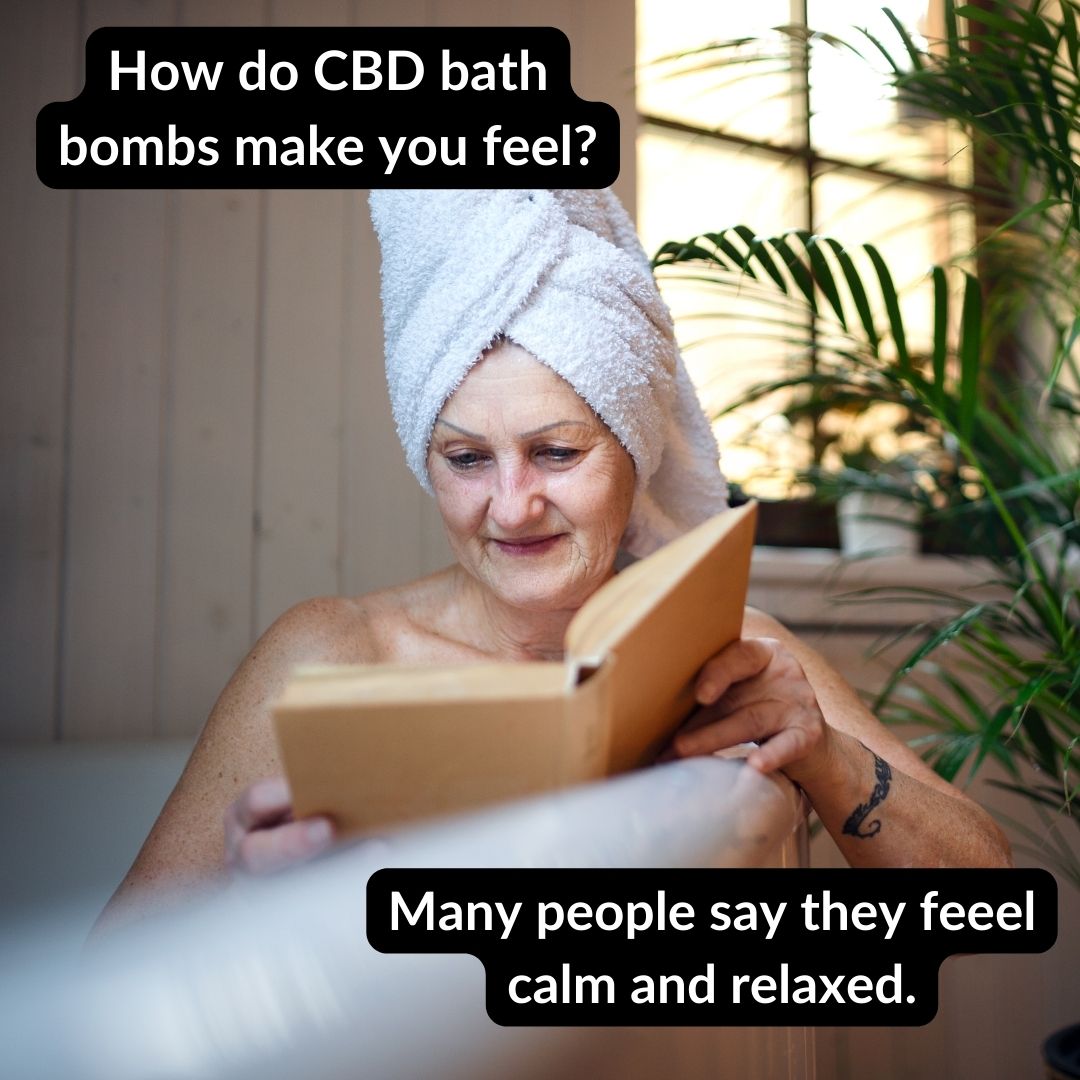 How do CBD bath bombs make you feel?