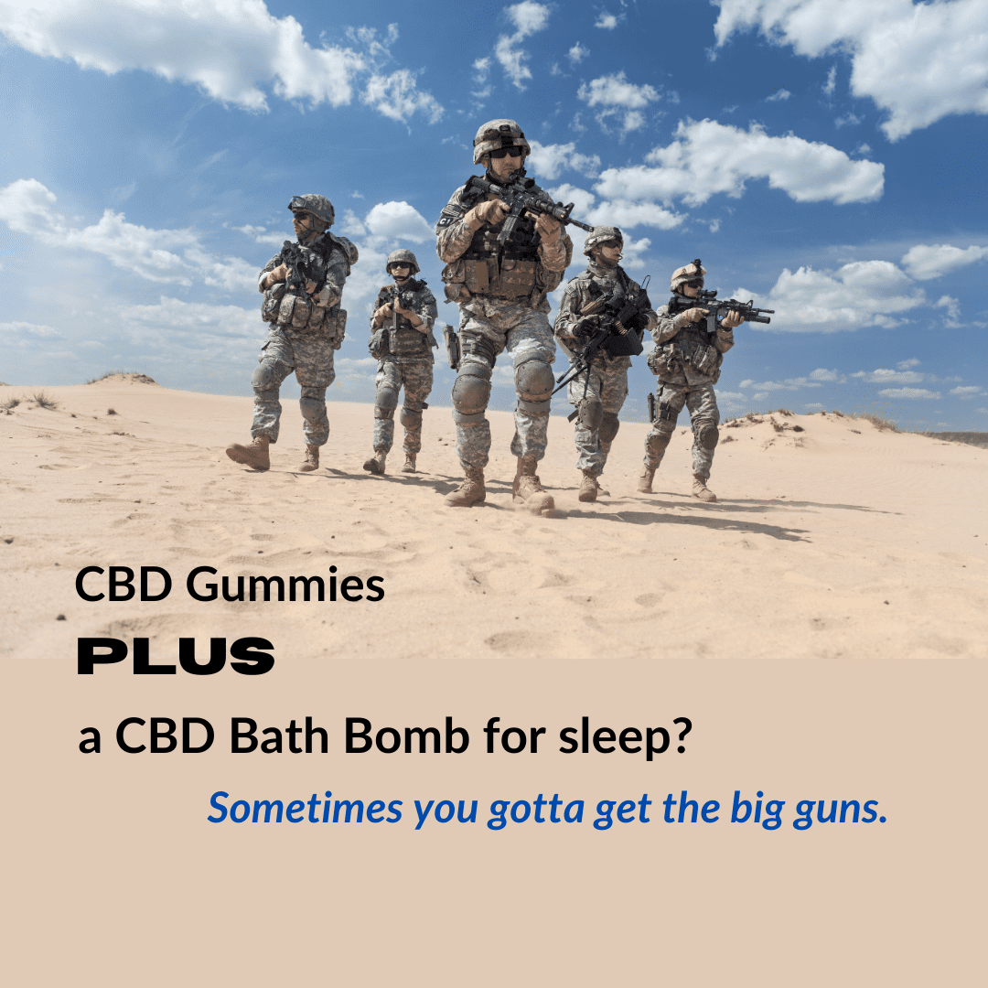 cbd gummies plus cbd bath bomb for sleep