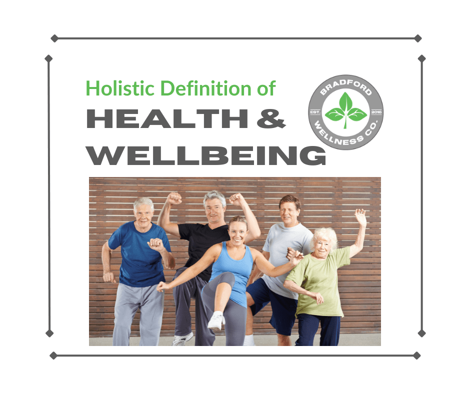 holistic definition of health and wellbeing