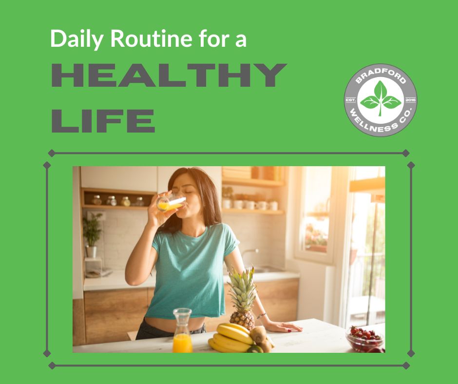 daily routine for a healthy life