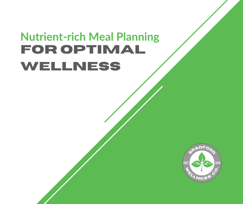 Nutrient-rich meal planning for optimal wellness
